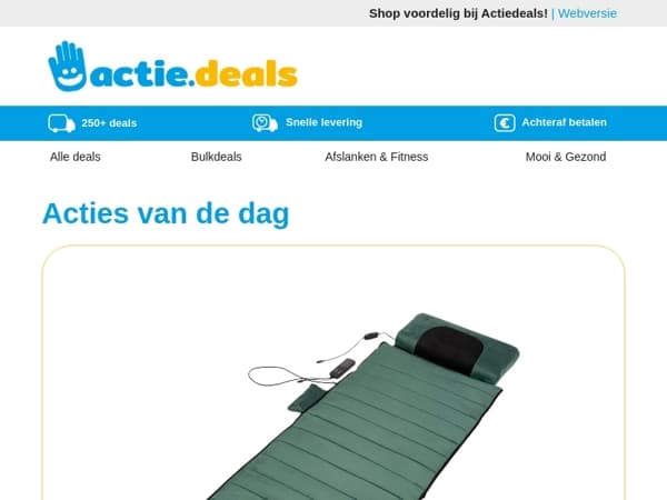 Remedy Massage Tweede Kans | LED Batten | Warmtekussen elektrisch | 3-in-1 Aircooler | Vogel Voederhuisje