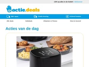 Digitale Airfryer | Oplaadbare tafellampen | Bath Bucket | Verzwaringsdeken | Solar wandlampen