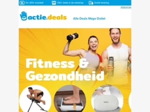 🏋️ Topdeals voor thuissporters 🏃 | tot 56% voordeel!