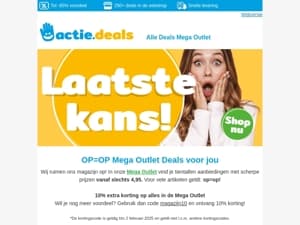 🔥 OP=OP Outlet Deals vanaf 4,95 🔥 | +10% extra korting!