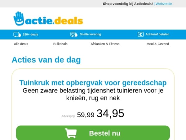 Tuinkruk met opbergvak | Verrijdbare Airco 7000BTU | Sensor Lamp Geisha | Slimme videodeurbel | Lantaarn set van 2