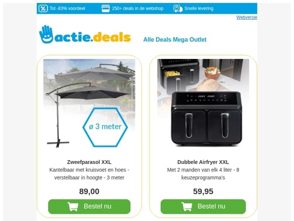 🔥 Dit zijn de 10 populairste deals – Mis ze niet!