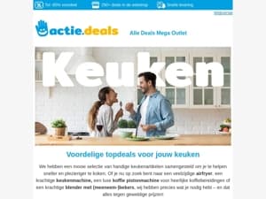 👨‍🍳 Wij hebben de beste keukendeals: tot -85% voordeel!