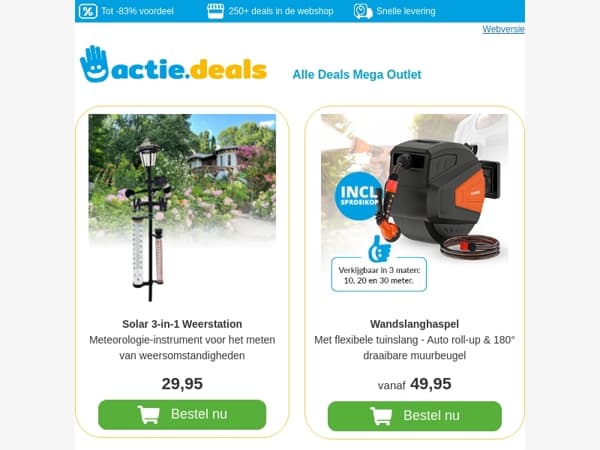 🔥 Dit zijn de 10 populairste deals – Mis ze niet!