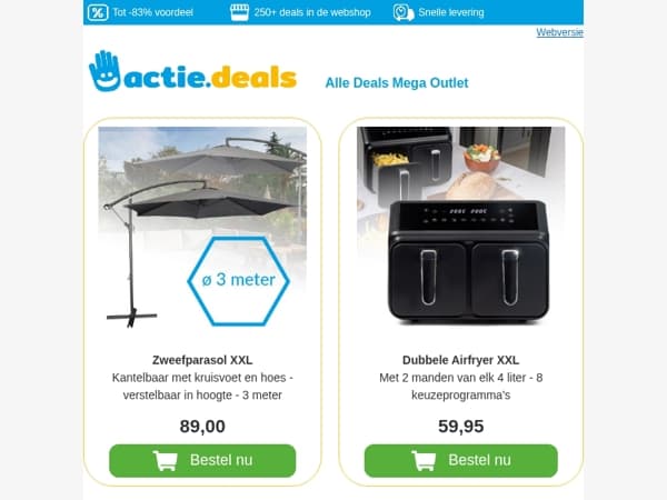 🔥 Dit zijn de 10 populairste deals – Mis ze niet!