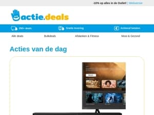 Bluetooth Soundbar | Roterende stoommop | LED Batten Samsung | Kledingdroger | Elektrische tandenborstel