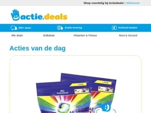 Ariel All-in-One Pods | Mini wasmachine | Luxe vitrage | Tafellamp Indoor & Outdoor | Stofzuiger opzetstuk