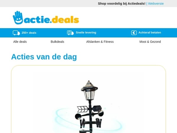 3-in-1 Weerstation | Zitbad Bath Bucket | Sensor lampenset | Stoomreiniger | Lazy Dekbed