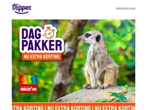 Alléén vandaag: Burgers' Zoo voor € 20,-