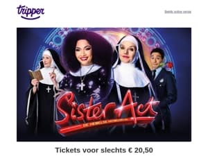 Sister Act de musical: nu voor € 20,50
