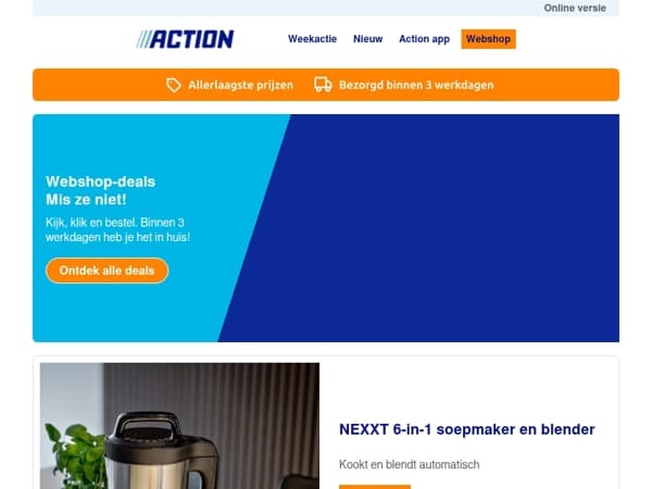 Nieuw in de Action webshop!