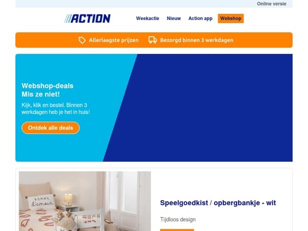 Nieuw in de Action webshop!