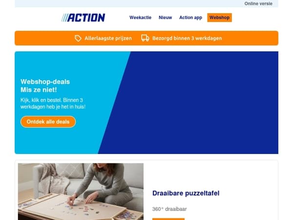 Nieuw in de Action webshop!