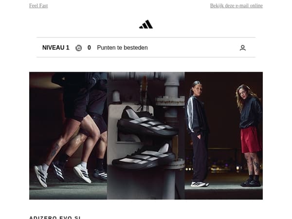 Adizero Evo SL: Om in te hardlopen. Of niet.