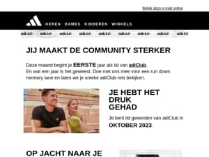 Vier je adiClub-jubileum! 🎉