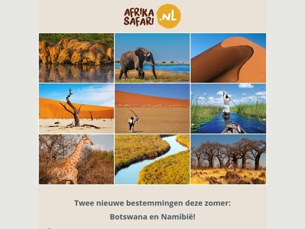 📣 Nieuw deze zomer: Botswana & Namibië