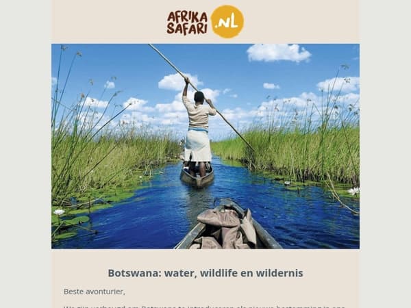 🇧🇼 Botswana: Ontdek onze nieuwe safari bestemming