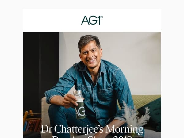 Why Dr Rangan Chatterjee drinks AG1
