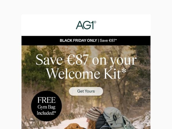 Black Friday Sale is LIVE - Save €87