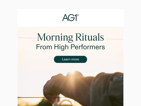 The Morning Rituals of High Performers