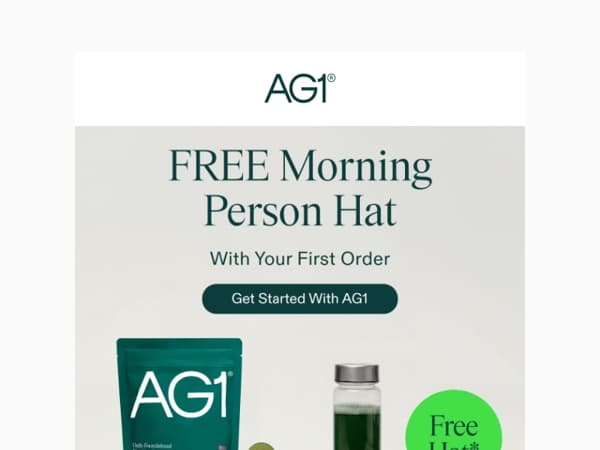 The Morning Person Hat is back 🧢