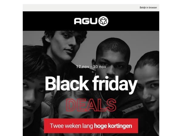 Onze Black Friday deals beginnen bijna