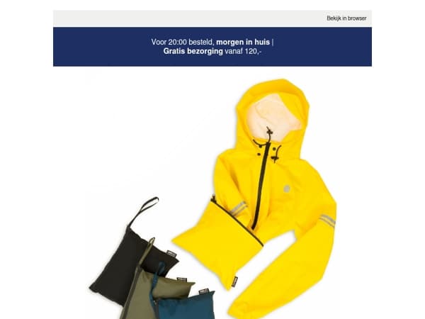 Wij laten je niet nat aankomen