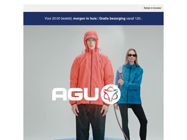 Laat die regen maar komen ☔ 20% korting deze week
