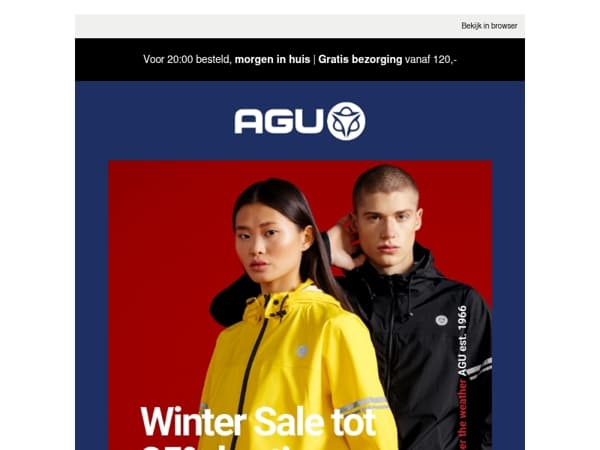 Winter sale – tot 25% korting