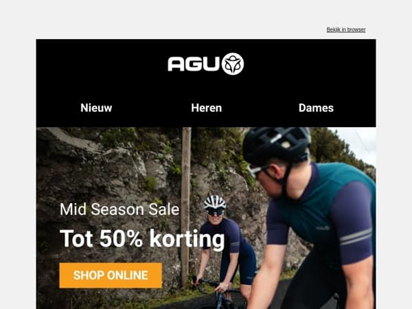 Je favoriete fietskleding nu tot 50% korting