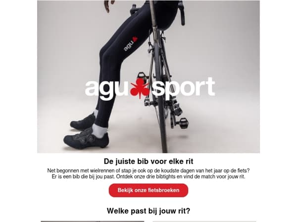 Welke bibtight past bij jouw rit?