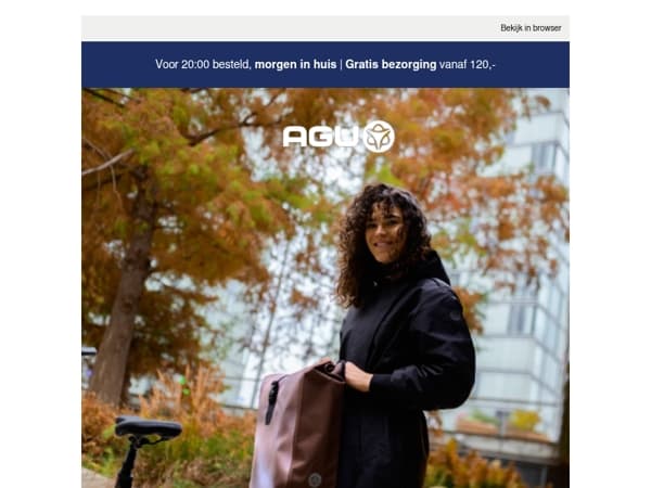 Ga er op uit met onze waterdichte fietstassen