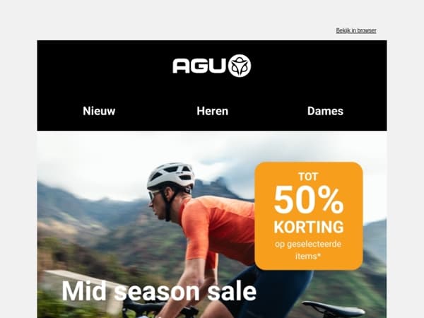 Sale: nu tot 50% korting