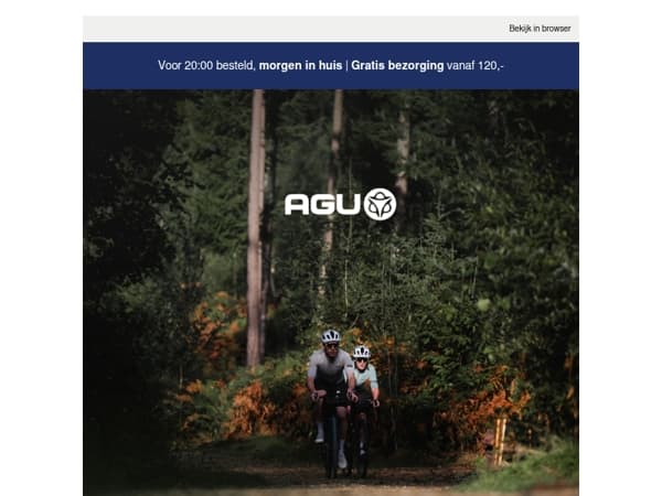 Haal alles uit je volgende rit met de nieuwste items van AGU.