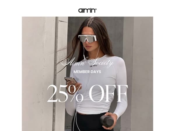 Je volgende look? Nu 25% korting