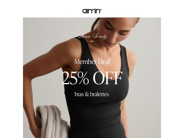 Laatste kans! 25% korting op bh's & bralettes