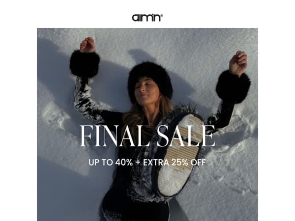 FINAL DAYS TO SHOP! Sale ends soon ❤️