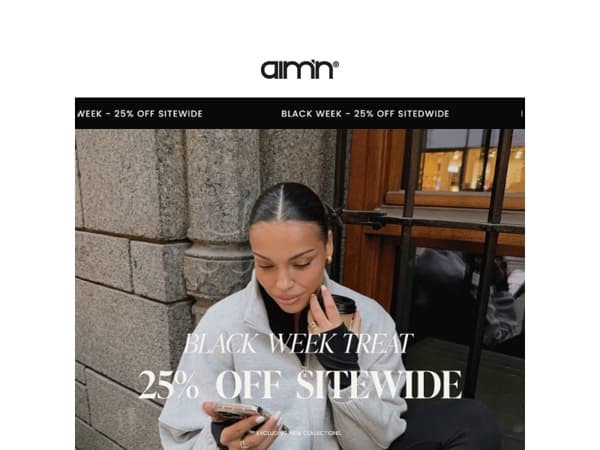 Het moment is aangebroken! 25% KORTING SITEWIDE ❤️