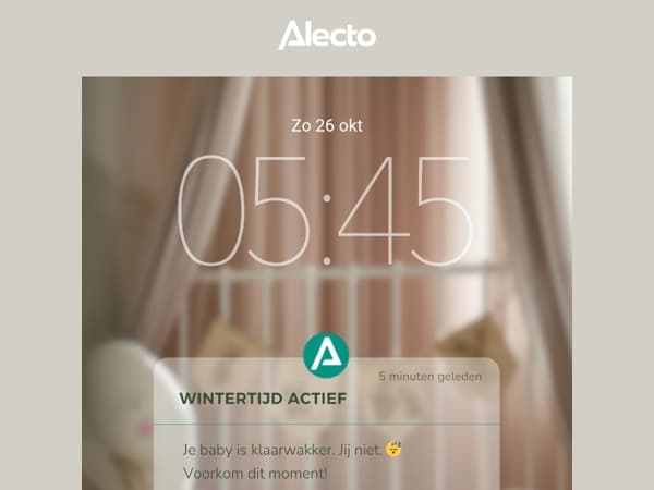 🕔 Bereid je kindje voor op de wintertijd (+20% korting tijdens de Slaapweken)