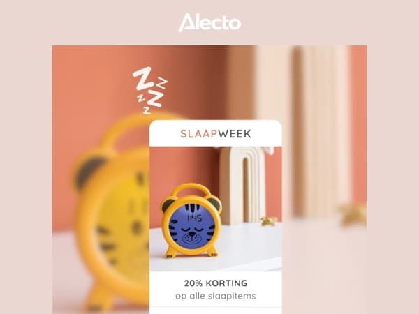 Wintertijd? Slaap lekker met 20% korting! ⏰