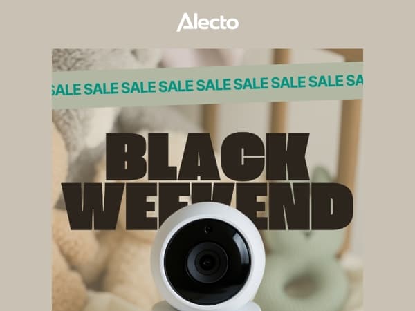 Het is Black Friday! 🖤 Je favoriete Alecto producten met 20% korting