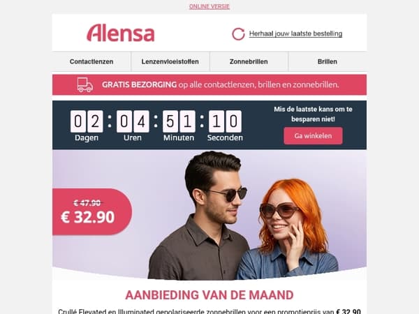 Laatste uren van de actie van de maand: Polarisatie voor een speciale prijs van € 32.90