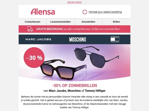 Marc Jacobs, Moschino of Tommy Hilfiger? Nu 30% korting.