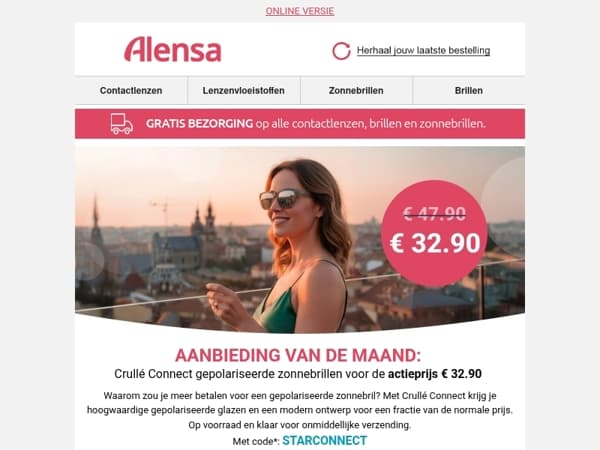 Crullé Connect gepolariseerde zonnebrillen voor een prijs die je versteld doet staan 🕶️