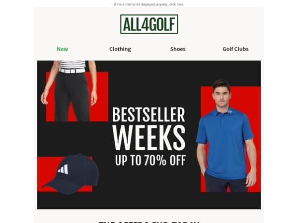 Finale: Up to 70% off bestseller styles