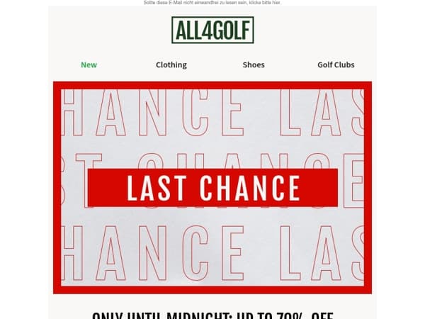 Up to 70% Off: The Warehouse Sale Ends Today