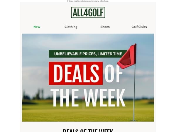 New Deals of the Week Just Dropped