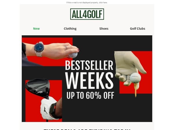 Last Day: Up to 60% Off Clubs, Balls & More
