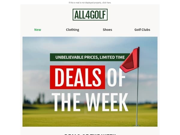 New Deals of the Week Just Dropped