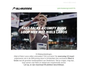  📣 Exclusieve Meet & Greet met Niels Laros